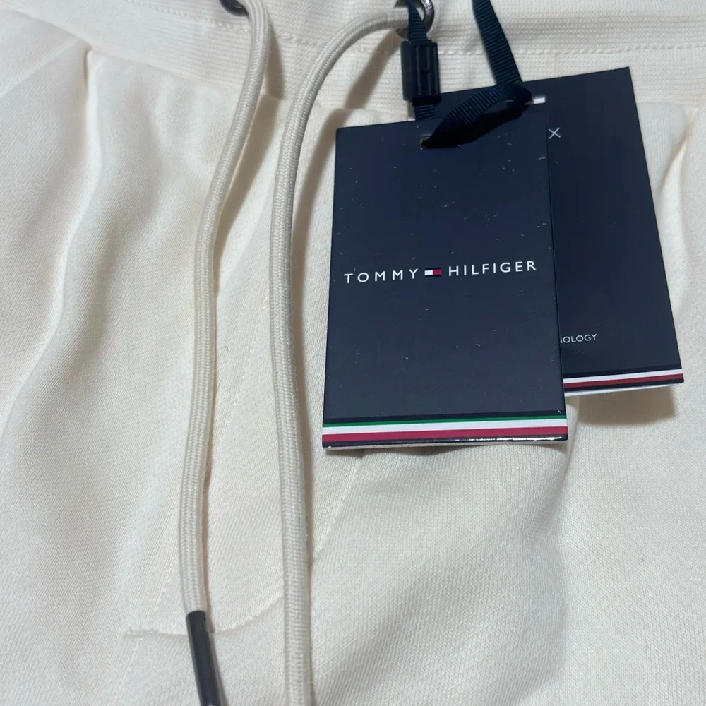 Tommy Hilfiger Cream Drawstring Shorts